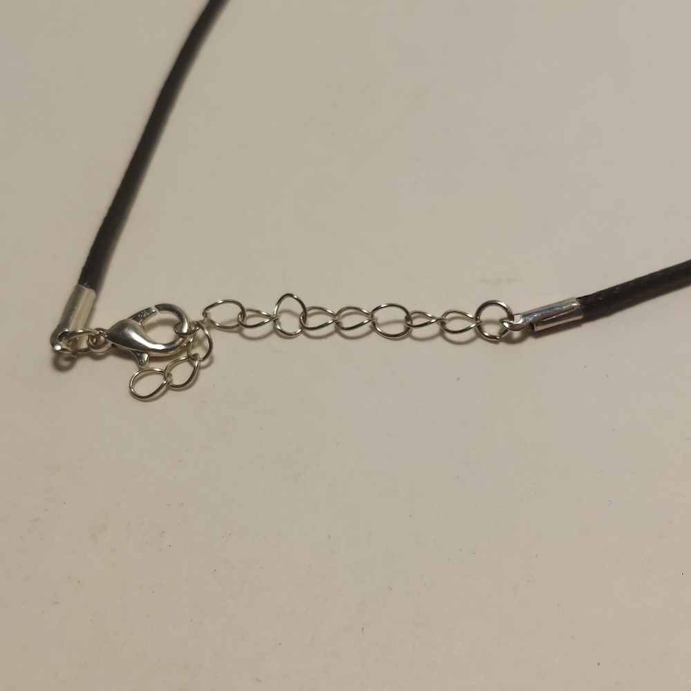Chakra Crystal Pendant Crushed Stones w Copper Wire Swirl Pendant Necklace - Picture 7 of 10